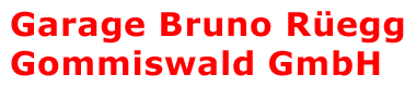 Garage Bruno Rüegg Gommiswald GmbH